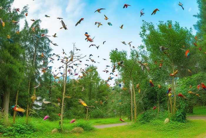 漯河森林公园神州鸟园 漯河森林公园和神州鸟园是一个地方吗