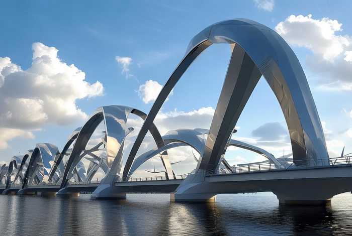 桥托云智能建站 桥墩托架图片