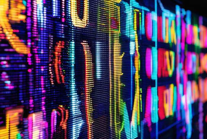 快速ps制作，快速ps制作led显示屏字体