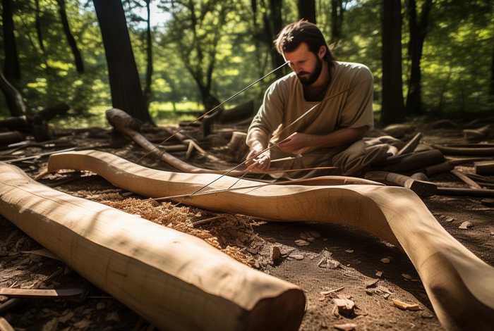 如何自己做一把弓用什么木头 - 怎么自己做弓箭用木头