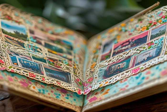 拉页相册制作（制作一个相册页面）