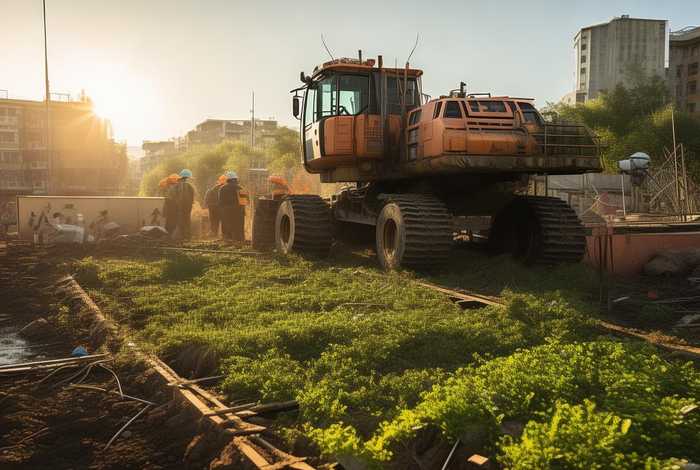 什么事都能年后再说但这事不行；什么事都能年后再说但这事不行工程车益趣园