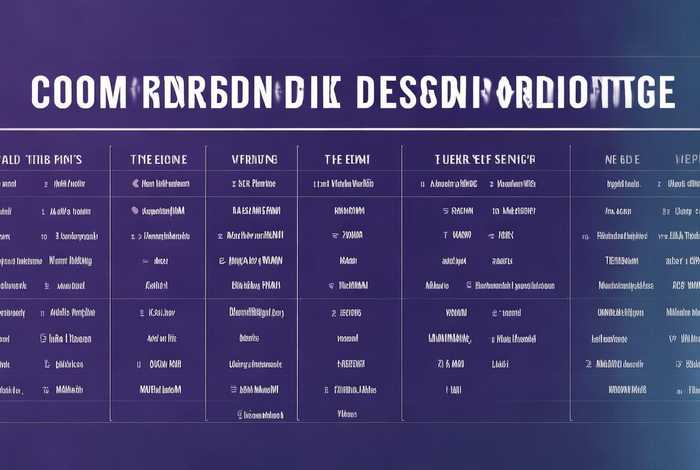 商业设计要点汇总，商业设计要点汇总表