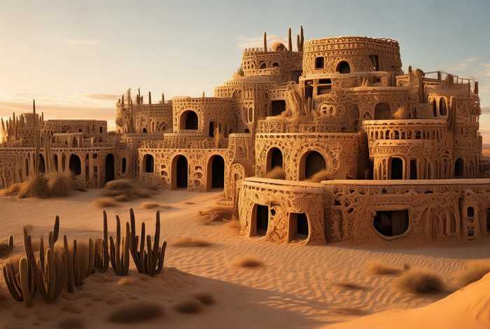 沙漠风格建筑，沙漠风格建筑风格图片大全