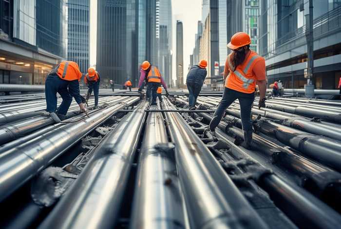 完善管网建设 - 完善市政管网设施建设