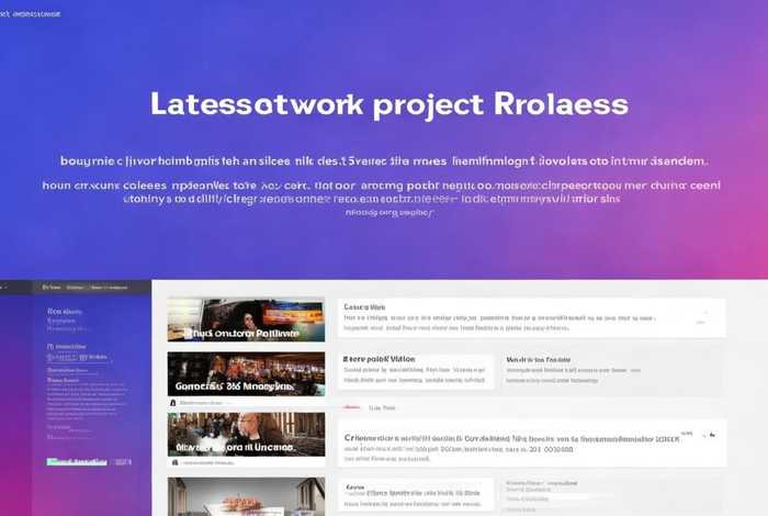 网络项目网站（最新网络项目发布网站）