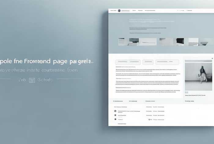 前端简单页面项目 - 前端简单页面项目是什么