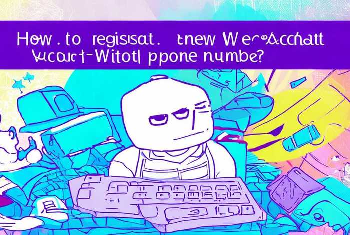 如何注册一个新的微信号（如何注册一个新的微信号不用手机号）