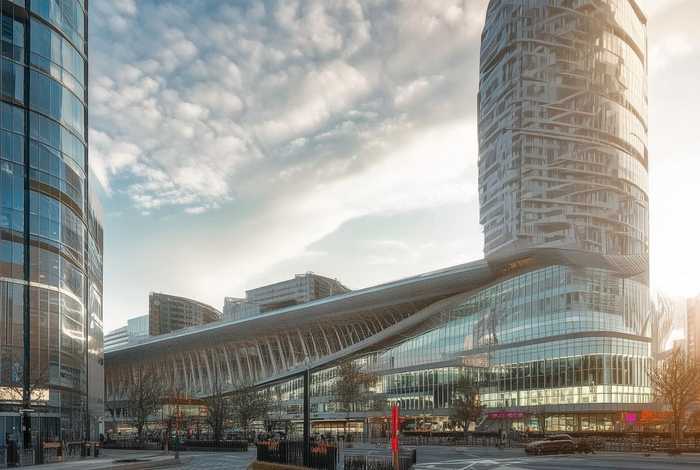 昆明站云滴大厦，昆明站铁路大厦