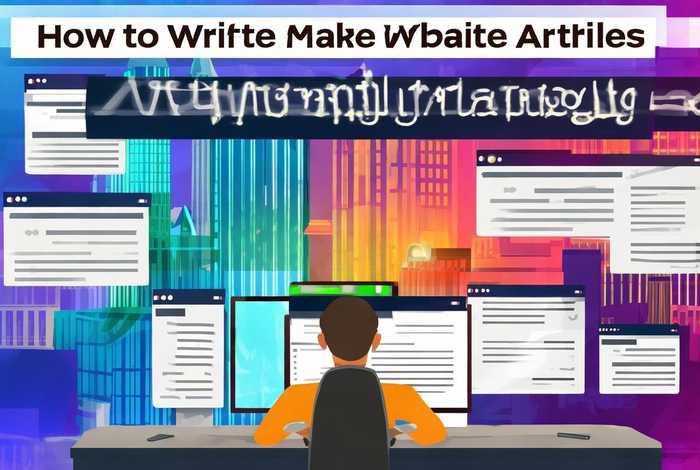 如何编写网站文章、如何编写网站文章赚钱