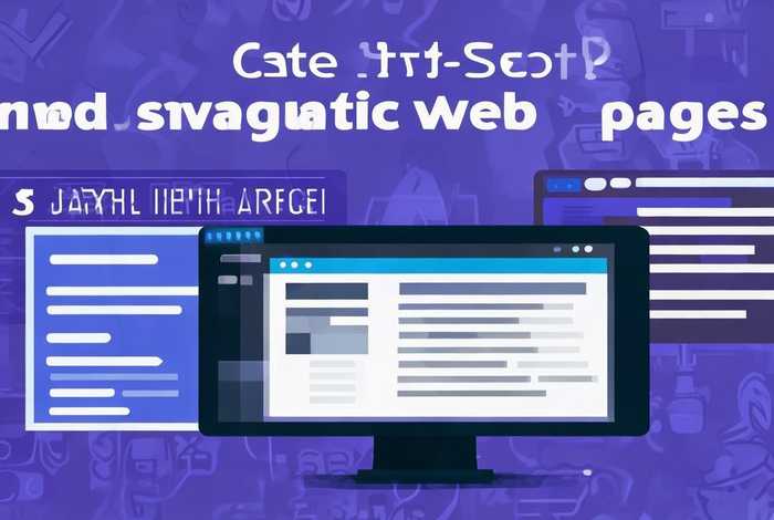 静态网页制作教程；静态网页制作教程下载