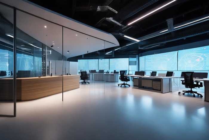 网络公司装修设计、网络公司装修设计图