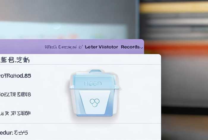 网页版创作中心访客记录 - 网页版创作中心访客记录怎么删除
