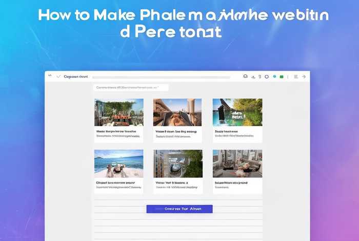 如何制作一个相册网页 - 如何制作一个相册网页链接