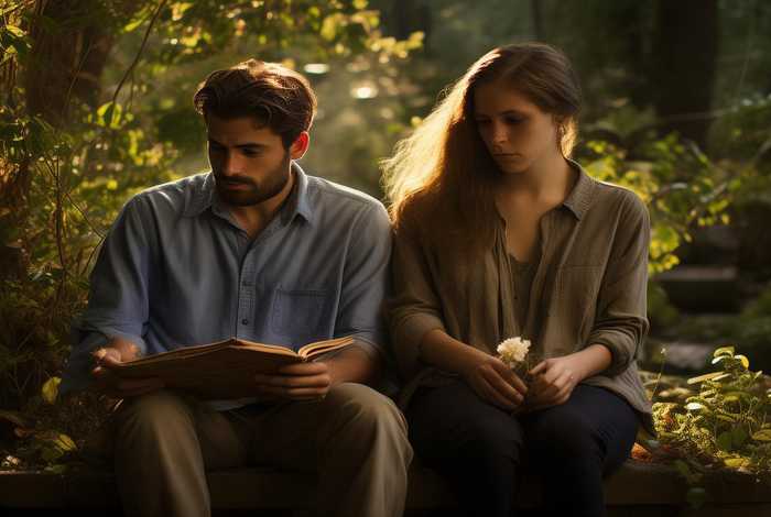 男人和女人一起对愁愁的说话好吗，男人和女人一起对愁愁的说话好吗视频