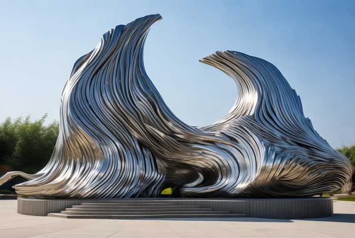 山东定制；山东定制镂空不锈钢假山雕塑