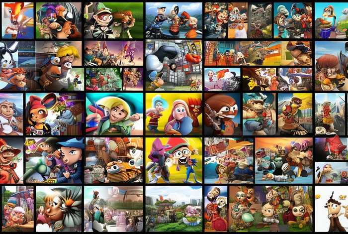 卡通形象作品集 - 50个著名卡通形象 动漫