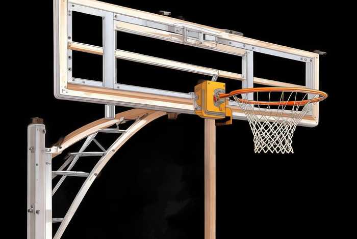 篮球框架结构图 篮球框架结构图解