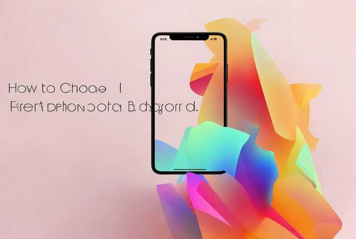 如何选择合适的手机背景（如何选择合适的手机背景图）