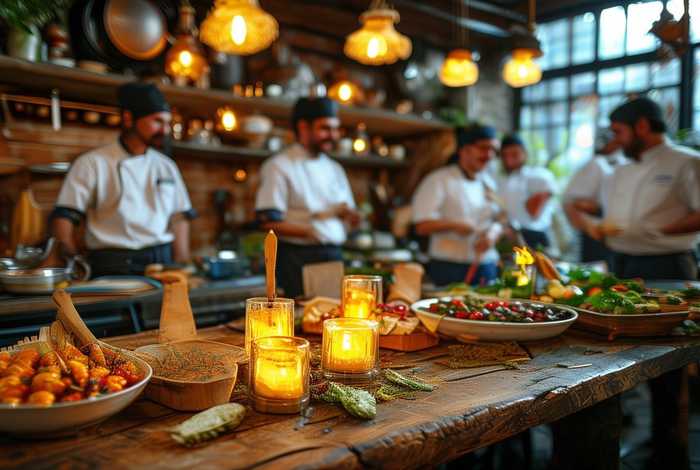 三把火餐饮厨房；三把火餐饮厨房图片