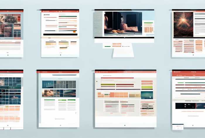 网页布局的常见8种类型图片；网页布局的常见8种类型图片大全