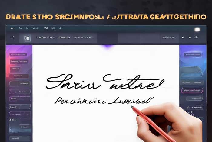 免费设计自己的签名在线生成器；免费设计自己的签名在线生成器软件