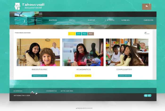 免费学校网站模板html（学校网站设计模板）