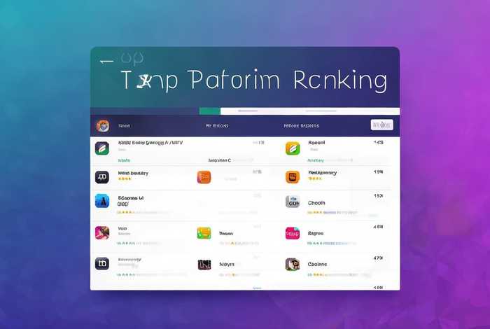 推广app平台排行榜（推广app平台排行榜在哪里看）