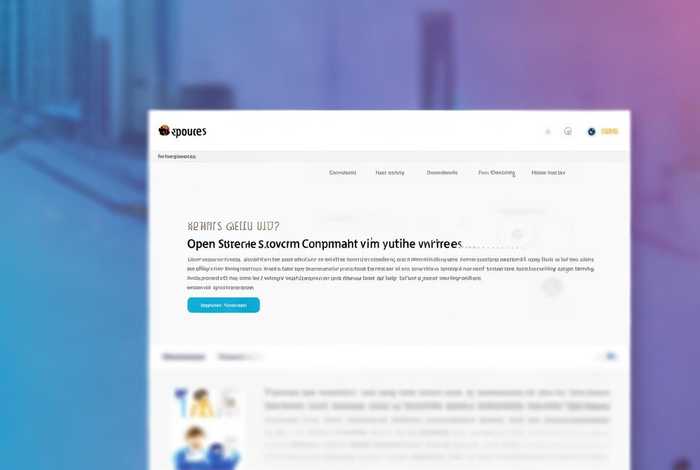 开源软件官网；开源软件官网网址