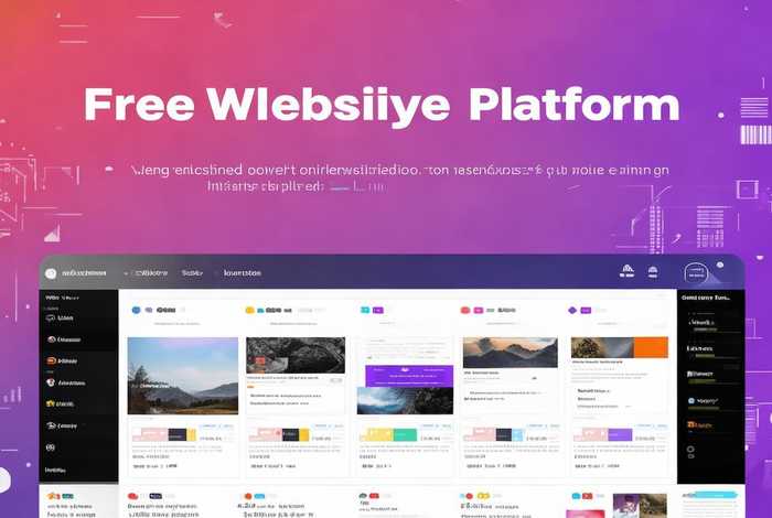 免费网站制作平台推荐、免费制作网站的平台