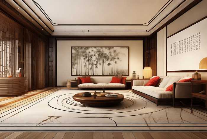 室内设计ppt模板方案免费新中式（室内设计效果图手绘 新中式）