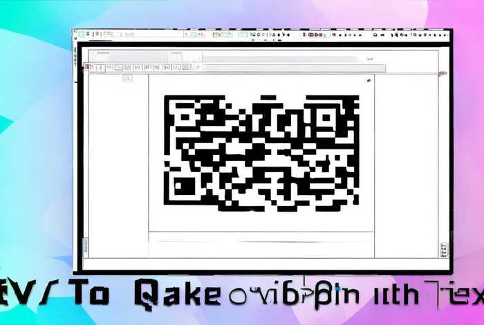如何制作带有二维码的图片（如何制作带有二维码的图片和文字）