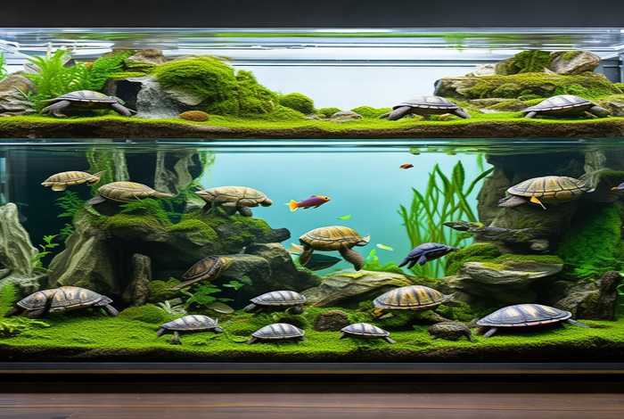 如何制作养龟水陆缸、如何制作养龟水陆缸图片