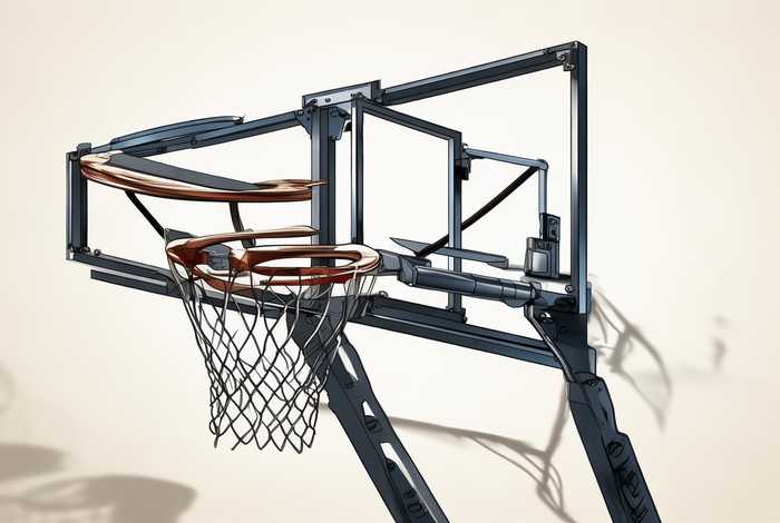 篮球框架结构图 篮球框架结构图解