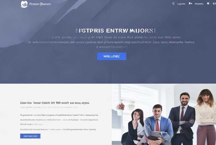 企业网站主页模板 - 企业网站主页模板图片