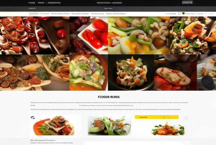 美食网站首页设计、美食网站首页设计模板