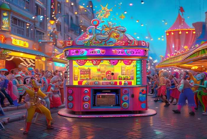 网页 小程序、网页 小程序 推币机 马戏团