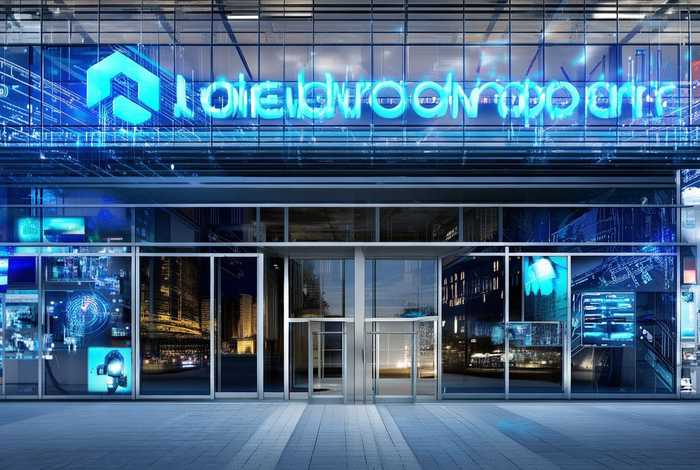 网络科技公司门头照片图片大全；网络科技公司logo图片大全