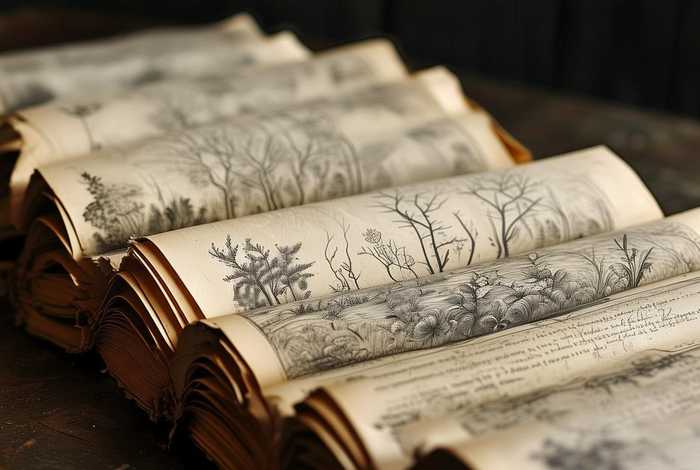 卷页的纸张画法 - 卷页的纸张画法怎么画