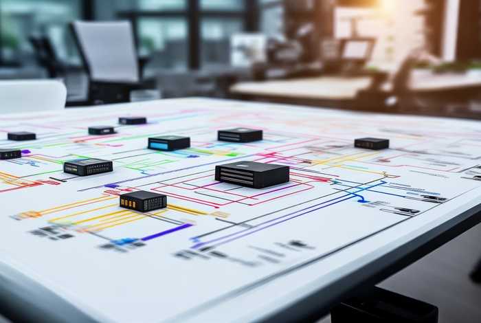 企业网络组网拓扑图 企业网络构建网络拓扑图