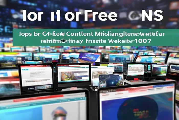 十大免费cms建站系统；免费企业建站cms