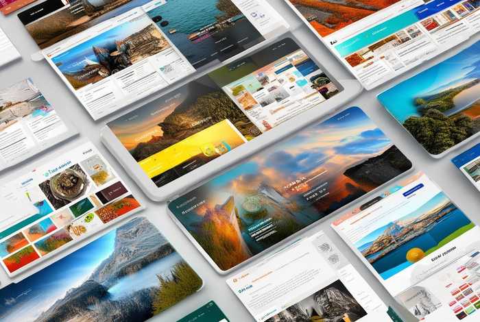 旅游网页制作模板图片；旅游网页制作模板图片大全