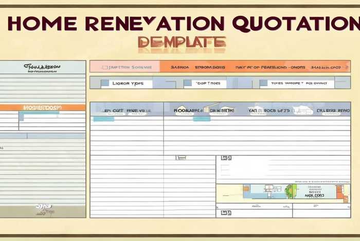 家装报价模板；家装报价模板怎么写