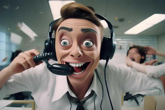 假装客服，假装客服打电话整人内容