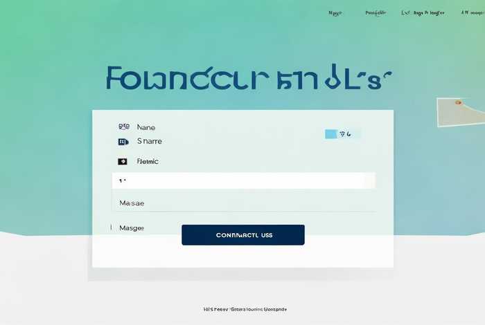 联系我们页面设计，网页设计联系我们页面
