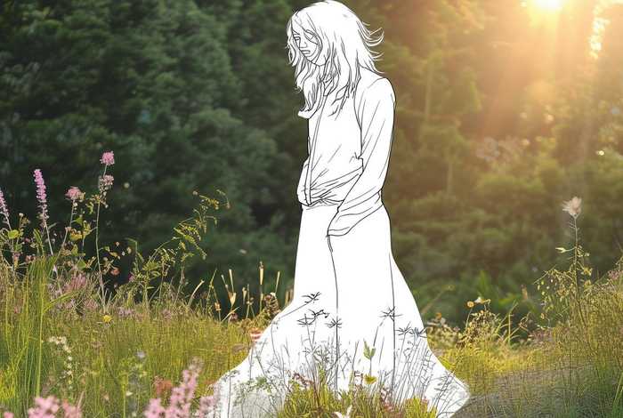 免模线稿 线稿人模