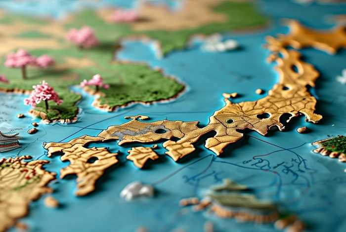 日本韩国地图全图；日本 韩国地图