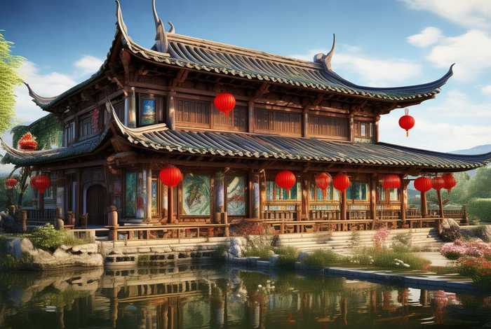 民俗设计图 民俗房屋设计效果图