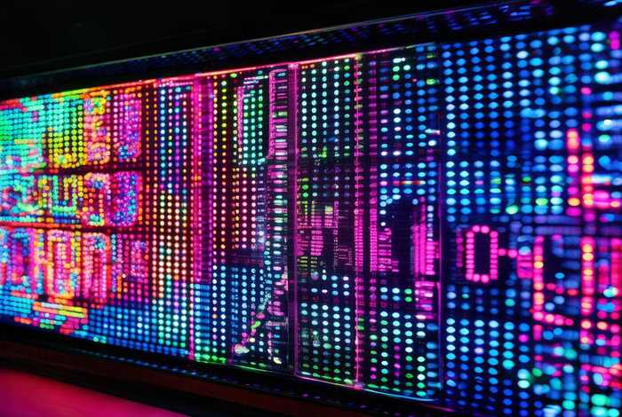 快速ps制作，快速ps制作led显示屏字体