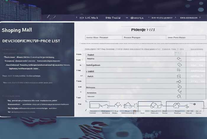 商城小程序开发价格表、商城小程序开发价格表怎么做